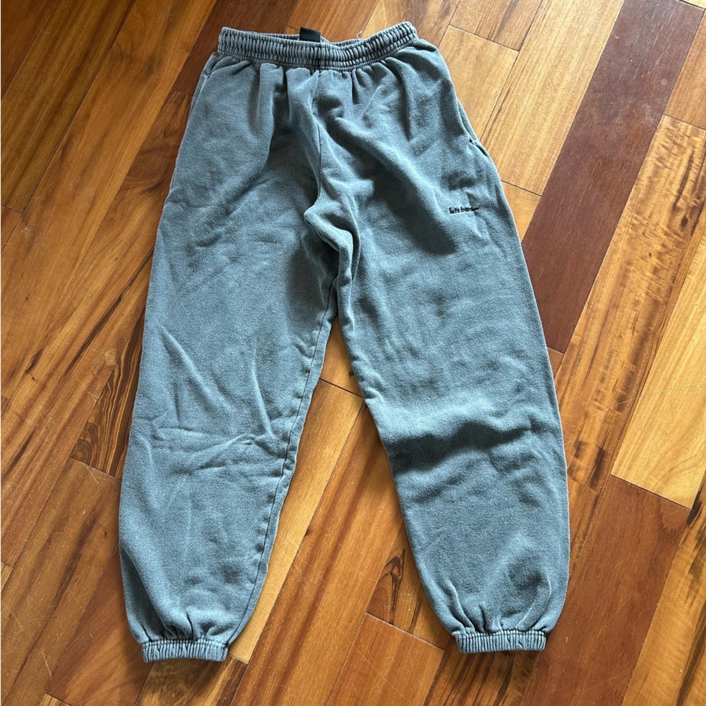 Unisex urban outfitters Iets Frans Fleece Joggers washed black